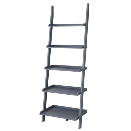 AMERICAN HERITAGE American Heritage 8043391GY Bookshelf Ladder; 72 x 14 x 24 in. 8043391GY